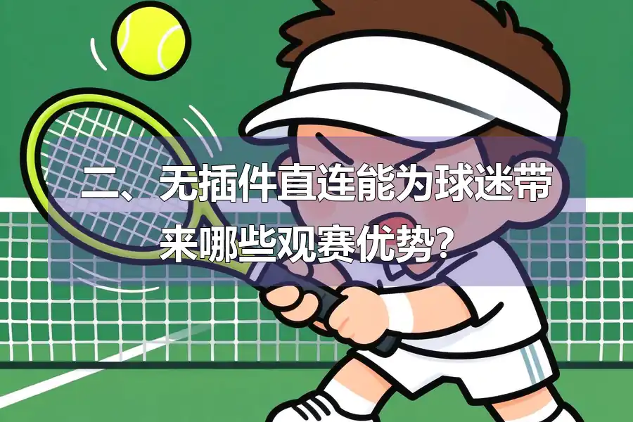 二、无插件直连能为球迷带来哪些观赛优势？